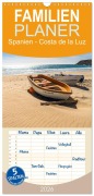 Familienplaner 2026 - Spanien - Costa de la Luz mit 5 Spalten (Wandkalender, 21 x 45 cm) CALVENDO - Peter Schickert