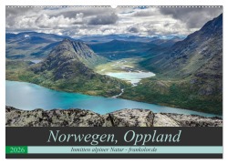 Cover-Bild zum Titel 'Norwegen, Oppland (Wandkalender 2026 DIN A2 quer), CALVENDO Monatskalender' von 'Frank Brehm (Www. Frankolor. De)'