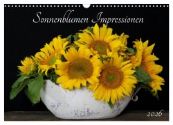 Cover-Bild zum Titel 'Sonnenblumen Impressionen (Wandkalender 2026 DIN A3 quer), CALVENDO Monatskalender' von 'SchnelleWelten SchnelleWelten'