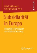 Subsidiarität in Europa - 