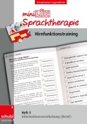 Cover-Bild zum Titel 'miniLÜK-Sprachtherapie Heft 3  - Hirnfunktionstraining' von ''