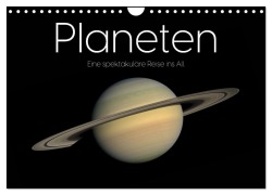 Cover-Bild zum Titel 'Planeten - Eine spektakuläre Reise ins All. (Wandkalender 2026 DIN A4 quer), CALVENDO Monatskalender' von 'M. Scott'