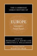 Cover-Bild zum Titel 'The Cambridge Urban History of Europe: Volume 1, Ancient Europe' von ''