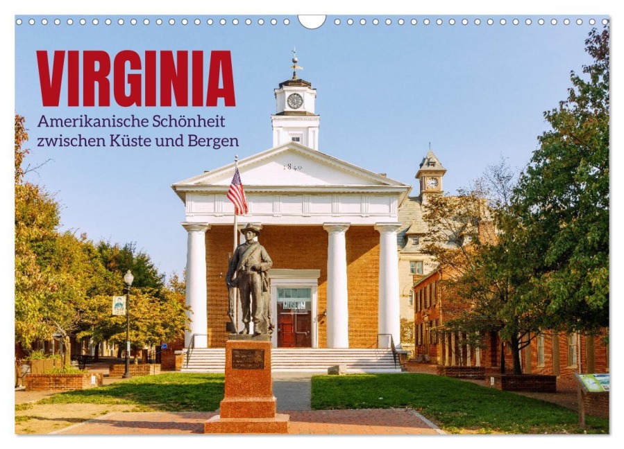 Virginia. Amerikanische Schönheit zwischen Küste und Bergen (Wandkalender 2026 DIN A3 quer), CALVENDO Monatskalender - Hanna Wagner