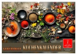 Cover-Bild zum Titel 'Küchenkalender Gewürzwelt (Wandkalender 2026 DIN A2 quer), CALVENDO Monatskalender' von 'Peter Roder'