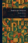 Cover-Bild zum Titel 'Parts of Speech' von 'Brander Matthews'
