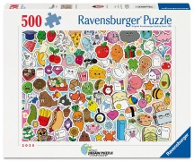 Cover-Bild zum Titel 'Erwachsenenpuzzle 500 Teile - Niedliches Kawaii Chaos' von ''