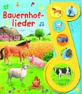 Cover-Bild zum Titel 'Bauernhof-Lieder - Liederbuch mit Sound - Pappbilöderbuch mit 6 Melodien' von ''
