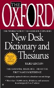 Cover-Bild zum Titel 'The Oxford New Desk Dictionary and Thesaurus' von 'Oxford University Press'