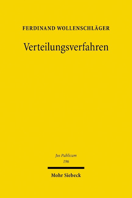 Verteilungsverfahren - Ferdinand Wollenschläger