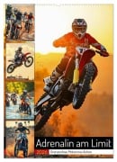 Adrenalin am Limit - Grenzenlose Motocross Action (Wandkalender 2026 DIN A2 hoch), CALVENDO Monatskalender - Andreas Spreider