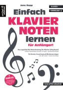 Cover-Bild zum Titel 'Einfach Klaviernoten lernen für Anfänger!' von 'Jens Rupp'