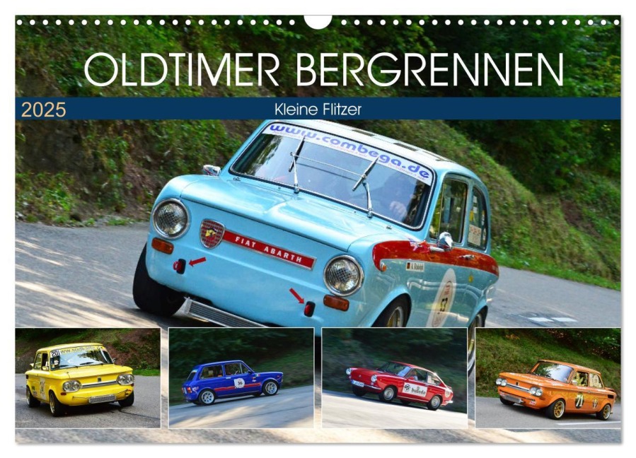 OLDTIMER BERGRENNEN - Kleine Flitzer (Wandkalender 2025 DIN A3 quer), CALVENDO Monatskalender - Ingo Laue