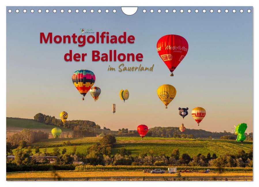 Montgolfiade der Ballone im Sauerland (Wandkalender 2026 DIN A4 quer), CALVENDO Monatskalender - Brittasiehtdiewelt Lieder