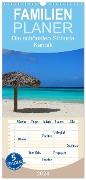 Familienplaner 2024 - Die schönsten Strände Karibik mit 5 Spalten (Wandkalender, 21 x 45 cm) CALVENDO - M. Polok M. Polok