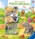 Cover-Bild zum Titel 'Mein großes Puzzle-Spielbuch Zoo' von 'Anne Möller'