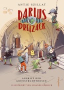 Cover-Bild zum Titel 'Darius Dreizack - Angriff der Grünstrumpfhosen' von 'Antje Szillat'