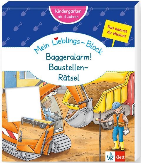 Klett Mein Lieblings-Block Baggeralarm! Baustellen-Rätsel - 