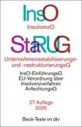 Cover-Bild zum Titel 'Insolvenzordnung / Unternehmensstabilisierungs- und -restrukturierungsgesetz. InsO / StaRUG' von ''