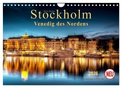 Cover-Bild zum Titel 'Stockholm - Venedig des Nordens (Wandkalender 2026 DIN A4 quer), CALVENDO Monatskalender' von 'Peter Roder'