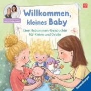 Cover-Bild zum Titel 'Willkommen, kleines Baby' von 'Sandra Grimm, Anja Stern, Marie Kuon, HalloHebamme'