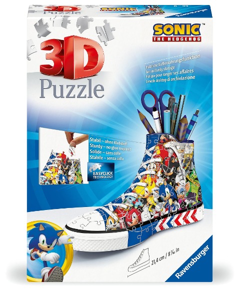 3D Puzzle Sneaker Sonic the Hedgehog - 