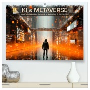 Cover-Bild zum Titel 'KI UND METAVERSE Algorithmen sowie virtuelle Realität (hochwertiger Premium Wandkalender 2026 DIN A2 quer), Kunstdruck in Hochglanz' von 'Melanie Viola'