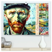 Eine Hommage an van Gogh (hochwertiger Premium Wandkalender 2026 DIN A2 quer), Kunstdruck in Hochglanz - Marco Warstat