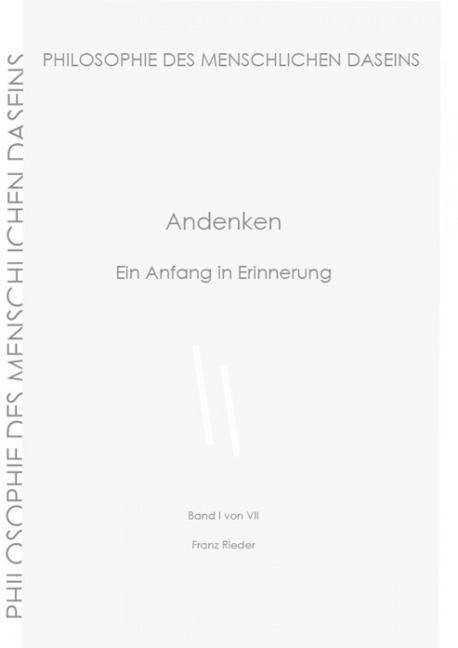 Andenken - Franz Rieder