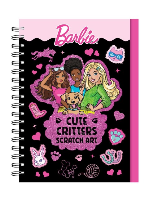 Barbie: Cute Critters Scratch Art - Mattel