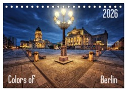 Cover-Bild zum Titel 'Colors of Berlin 2026 (Tischkalender 2026 DIN A5 quer), CALVENDO Monatskalender' von 'Marcus Klepper'