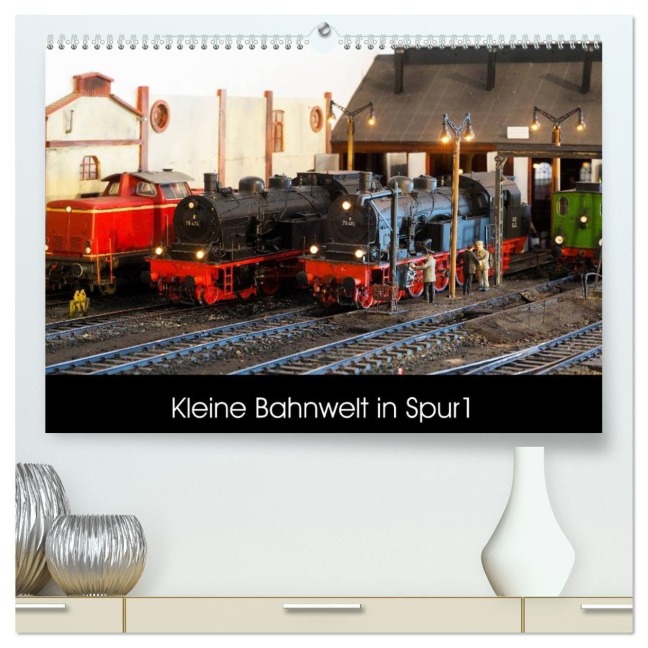 Kleine Bahnwelt in Spur 1 (hochwertiger Premium Wandkalender 2026 DIN A2 quer), Kunstdruck in Hochglanz - Anneli Hegerfeld-Reckert