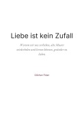 Cover-Bild zum Titel 'Liebe ist kein Zufall' von 'Gökhan Fidan'