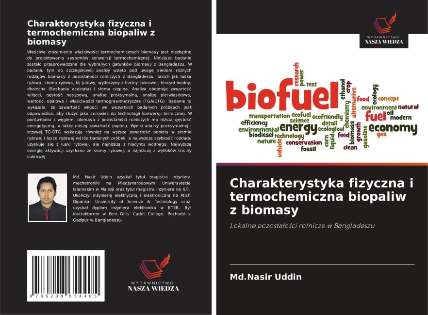 Charakterystyka fizyczna i termochemiczna biopaliw z biomasy - Md. Nasir Uddin