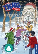 Cover-Bild zum Titel 'TKKG Junior, 8, Geschenke in Gefahr' von 'Benjamin Schreuder'