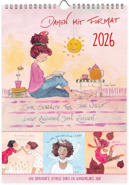 Monatsplaner Damen mit Format 2026 - Karin Tauer