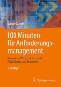 Cover-Bild zum Titel '100 Minuten für Anforderungsmanagement' von 'Marcus Grande'