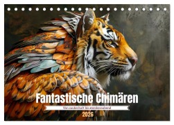 Cover-Bild zum Titel 'Fantastische Chimären - von zauberhaft bis atemberaubend (Tischkalender 2026 DIN A5 quer), CALVENDO Monatskalender' von ''
