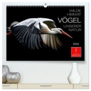 Cover-Bild zum Titel 'Wilde Heimat - Vögel unserer Natur (hochwertiger Premium Wandkalender 2026 DIN A2 quer), Kunstdruck in Hochglanz' von 'Peter Roder'