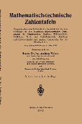 Cover-Bild zum Titel 'Mathematisch-technische Zahlentafeln' von 'Andreas Velten'