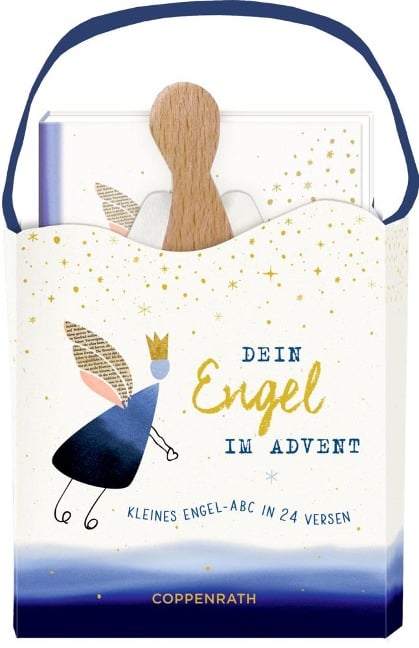 Geschenkset Dein Engel im Advent - Kleines Engel-ABC in 24 Versen - 