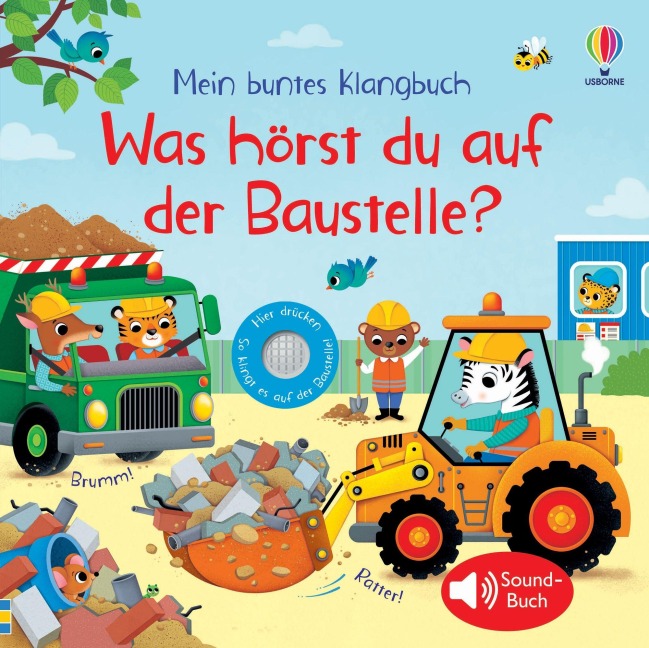 Mein buntes Klangbuch: Was hörst du auf der Baustelle? - Sam Taplin