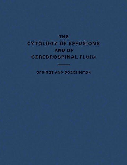 The Cytology of Effusions - A. I. Spriggs, M. M. Boddington