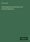 Cover-Bild zum Titel 'Hamburgische Geschichten und Denkwürdigkeiten' von 'Otto Beneke'