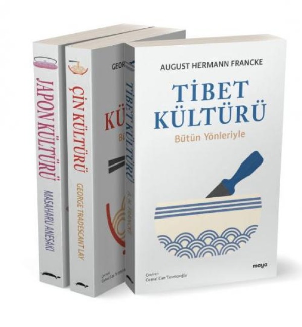 Maya Uzakdogu Kitaplari Seti 3 Kitap Takim - August Hermann Francke, George Tradescant Lay, Masaharu Anesaki