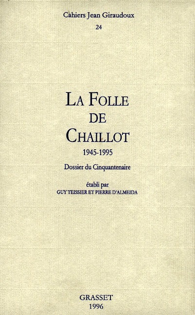 Cahiers numéro 24 - Jean Giraudoux