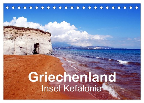 Griechenland - Insel Kefalonia (Tischkalender 2025 DIN A5 quer), CALVENDO Monatskalender - Peter Schneider