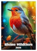 Cover-Bild zum Titel 'Kleine Wildtiere (Wandkalender 2026 DIN A2 hoch), CALVENDO Monatskalender' von 'Werner Braun'