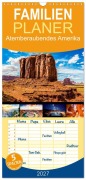 Cover-Bild zum Titel 'Familienplaner 2027 - Atemberaubendes Amerika - Die schönsten Nationalparks im Westen der USA mit 5 Spalten (Wandkalender, 21 x 45 cm) CALVENDO' von 'Michael Neumayer'