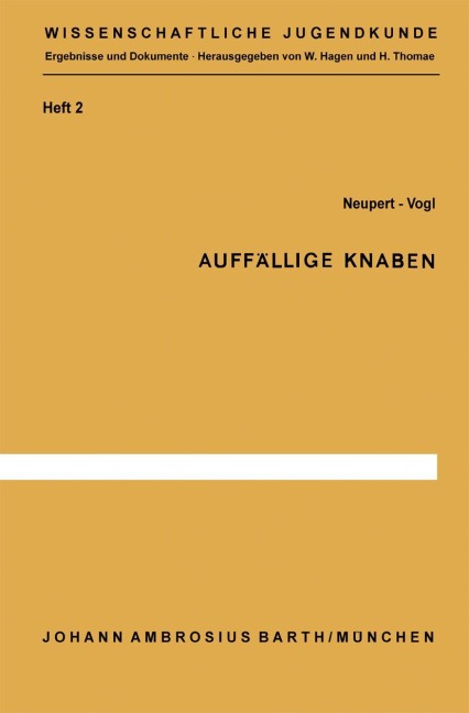 Auffällige Knaben - G. Vogl, S. Neupert